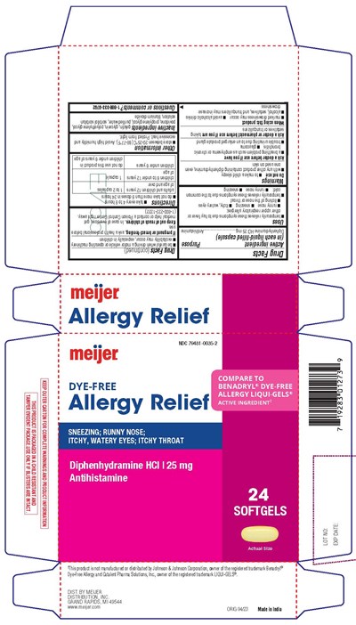 Meijer Dye Free Allergy  24 Ct (Meijer Dye Free Allergy  24 Ct)